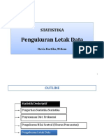 STATISTIKA PENGUKURAN LETAK DATA