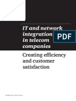 IT and Network Integration in Telecom Companies: Creating Efficiency and Customer Satisfaction