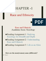 Chapter - 1: Race and Ethnicity