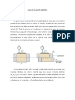 Ensayo de Corte Directo Suelos