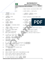 Special DPP on Trigonometric Ratios and Identities