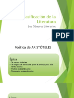 Clasificación de La Literatura ARISTOTELES PDF