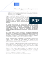 Resolución 1507 de MinSalud Regreso Fútbol Colombiano