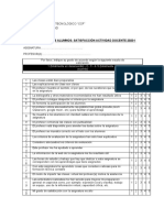 ENCUESTA DOCENTE 2020-1