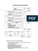 Cotizaciones de Muebles de Melamina - Revisado