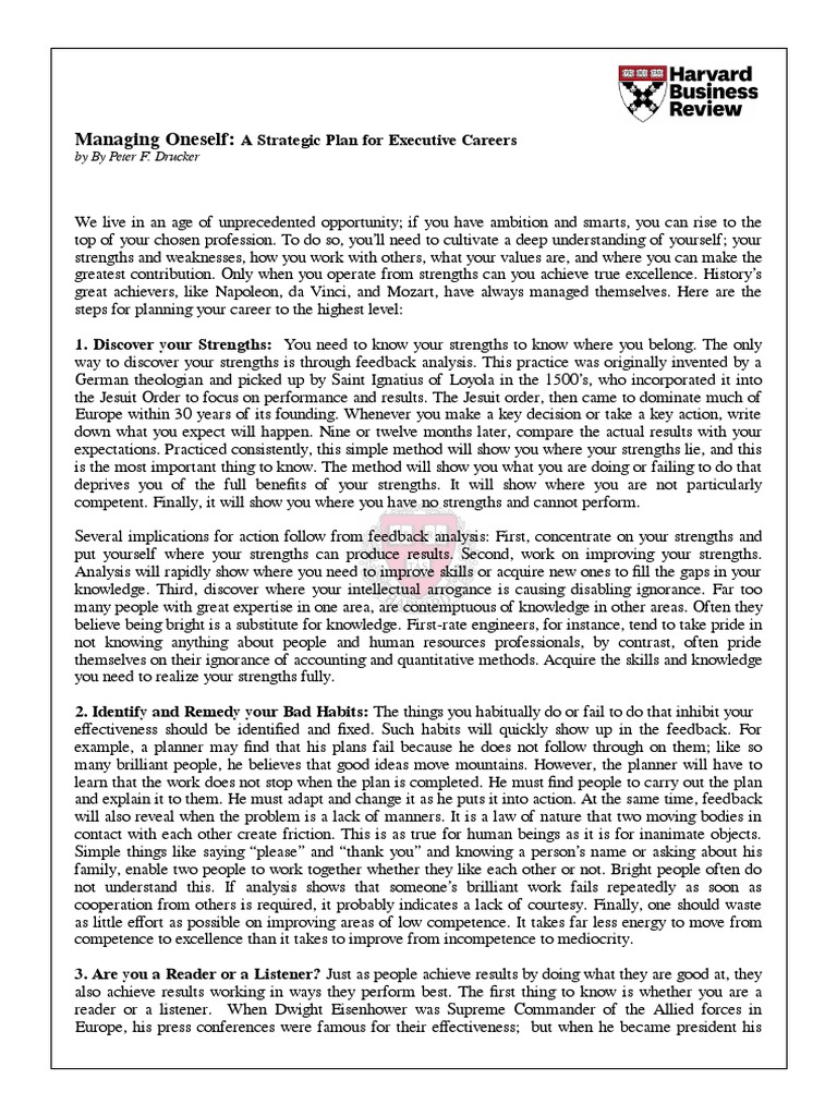 MANAGING ONESELF PETER DRUCKER PDF FREE DOWNLOAD visual data 3