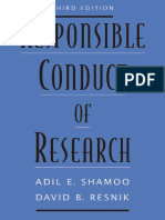 2015 - (EBOOK) - Responsible Conduct of Research PDF