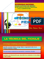 Técnica Del Fichaje