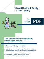 Occupational Health & Safety in The Library: Your Guide To The Safe Plan System