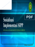 Sosialisasi Implementasi SIPP