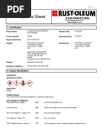 Rust-Oleum PTOUCH 2X Deep Blue SDS | PDF | Occupational Safety And Health