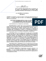 Ley No. 41 de 12 de Septiembre de 2016 Convenio Internacional de Agua de Lastre PDF