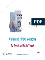 Validated HPLC Methods