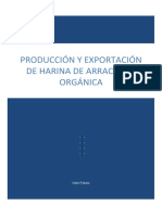 Producción y Exportación de Harina de Arracacha Orgánica