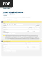 Pay My Super Into Hostplus.: Standard Choice Form