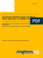 Acoustics Design Guide For Metal Roof and Wall Cladding Systems