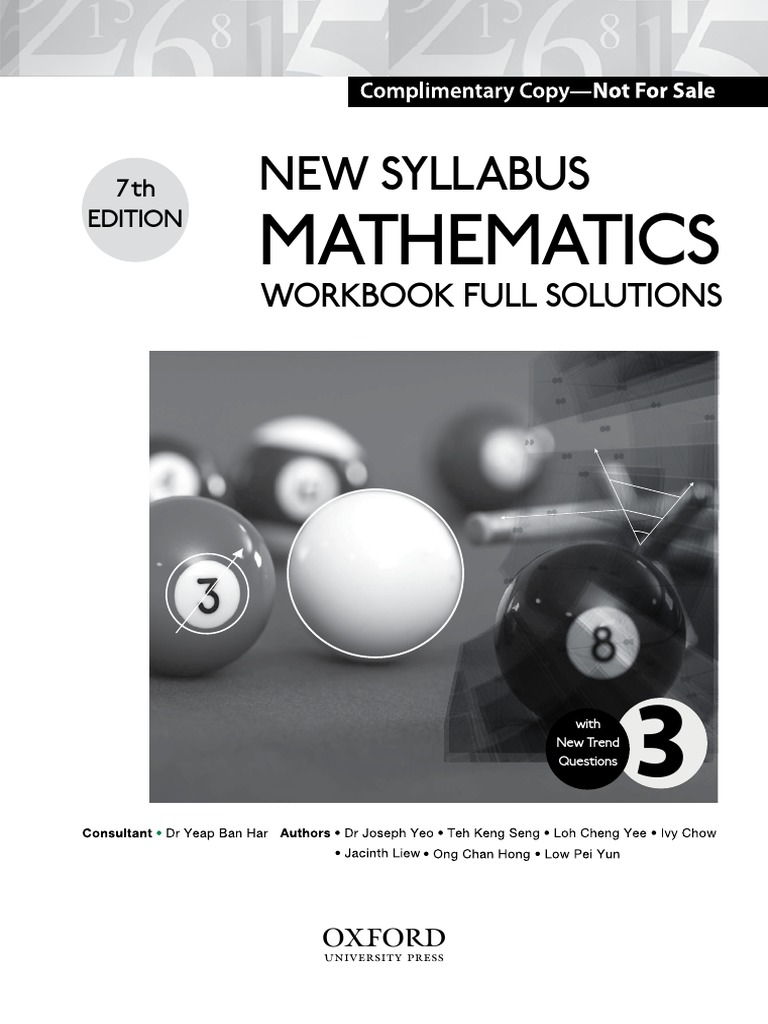 Workbook Full Solutions 3 PDF | PDF | Cartesian Coordinate System ...