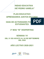 AGENDA 3 BGU SEMANA 14