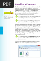 Compiling A C Program: at A Command Prompt Type Then Hit Return To See A List of All Compiler Options