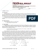 PhySci - Free Fall Module