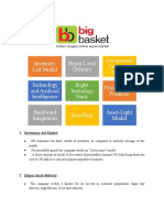 Business Model - Big Basket