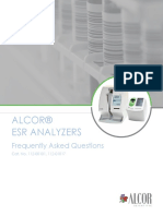 ALCOR ESR Analyzers FAQ PDF