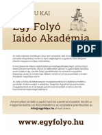 Iaido plakát_Egy Folyó Iaido Akadémia