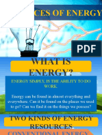 9 Sources of Energy