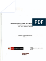 Sistemas de Notacion Inca Quipu y Tocapu PDF