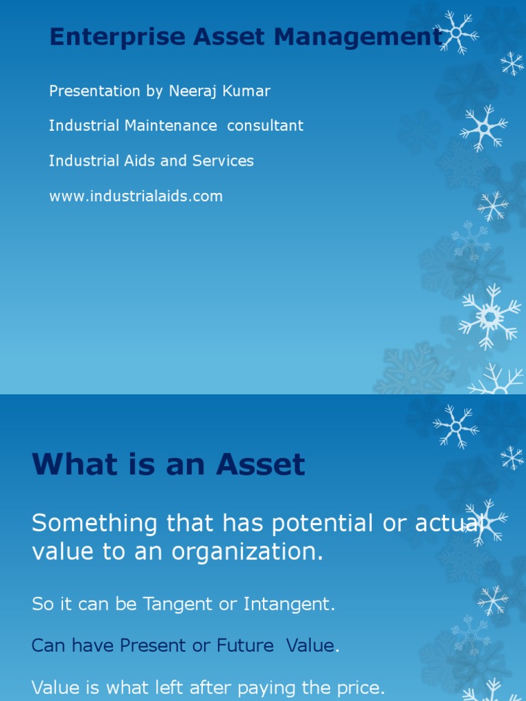 Enterprise Asset Management Overview | PDF | Asset Management | Life ...