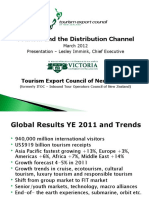 Tourism and The Distribution Channel: Tourism Export Council of New Zealand