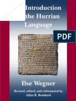 Wegner & Bomhard - An Introduction to the Hurrian Language (2020)