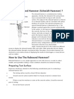 Rebound Hammer Test