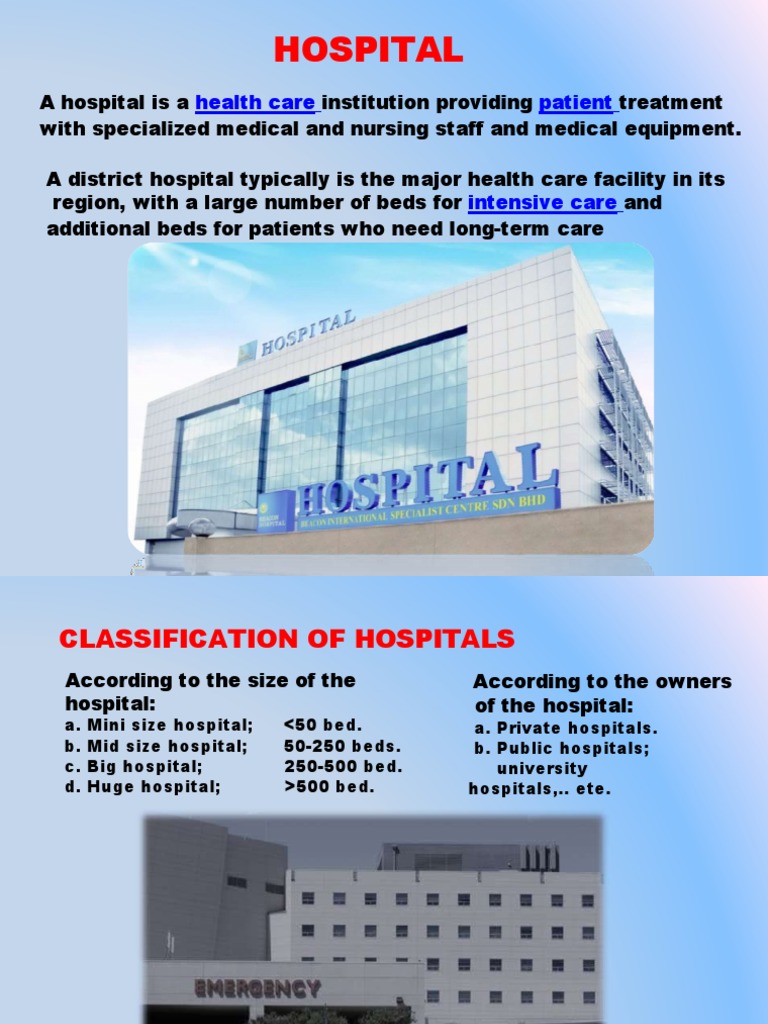 Hospital: Health Care Patient | PDF