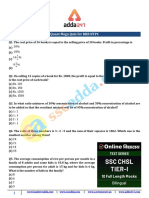 Quant Mega Quiz For RRB NTPC: (A) (B) (C) (D)