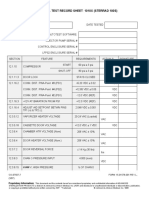 Functional Test Record Sheet: 1010X (Sterrad 100S) : Page 1 of 2