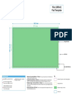 16oz (490ml) Flat Template: Maximum Type Area