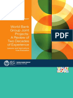 World Bank Group Joint Projects: A Review of Two Decades of Experience