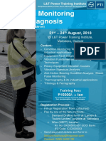 Condition Monitoring & Fault Diagnosis: 21 - 24 August, 2018