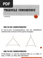 Triangle Congruence PDF