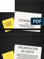 ORGANIZACIÓN DE DATOS ESTADISTICOS