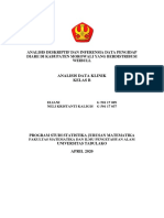 Analisis Deskriptif Dan Inferensia Data Pengidap Diare Di Kabupaten Morowali Yang Berdistribusi Weibull