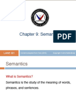 Chapter 9 (Semantics)