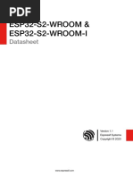 Esp32 s2 Wroom - Esp32 s2 Wroom I - Datasheet - en PDF