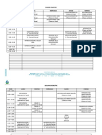 Horarios Asignaturas Estudiantes