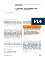 Black and White Race Differences in Aerobic Capacity, Muscle Fiber Type, and Influence On Metabolic Processes.