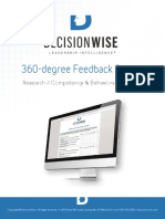 360-Degree Feedback Survey: Research Competency & Behaviors Derailers