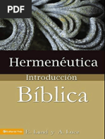 Hermeneutica Introduccion Biblica E Lund Y A Luce Pdf Biblia Cristo Titulo
