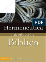 Hermeneutica, Introducción Biblica - E - Lund y A. Luce
