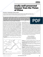 An Exceptionally Well-Preserved Theropod Dinosaur From The Yixian Formation of China